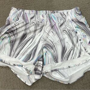 Athleta Women's Marble Print Athletic Shorts